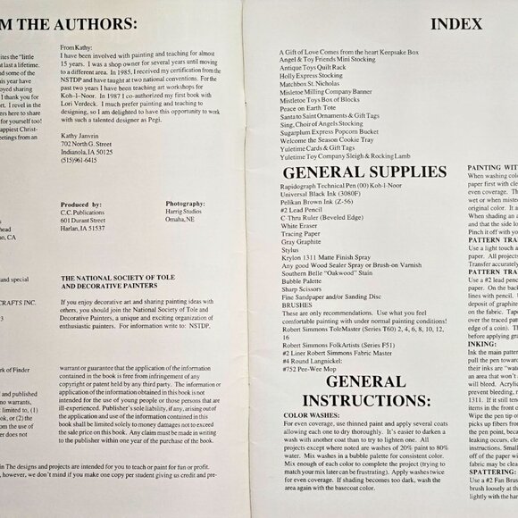 Finders Keepers Folk Painting Instructions A Yuletide Edition By Kathy Chandran - Picture 2 of 9